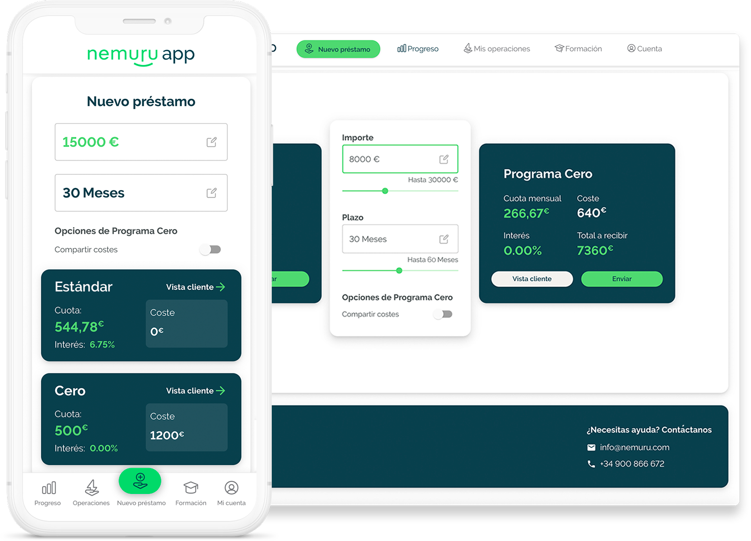 Nemuru - Plataforma de financiación a clientes
